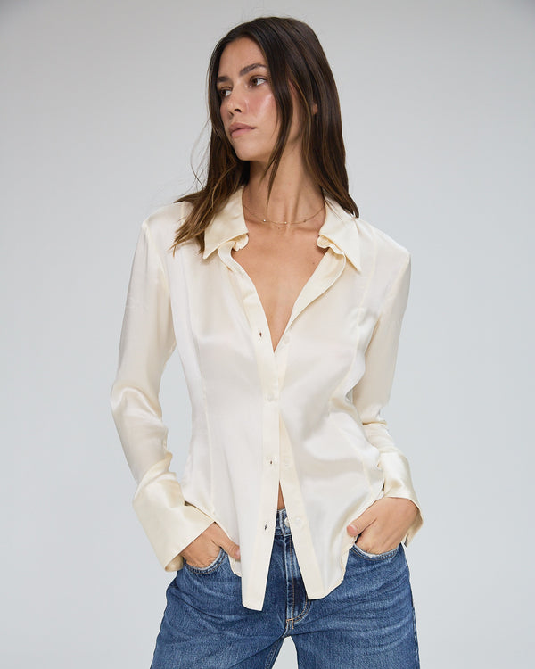 Evie Blouse in Butter