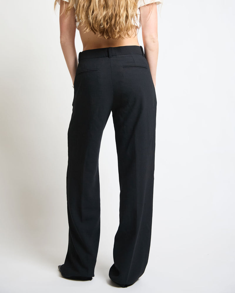 Stevie Slim Trouser in Black