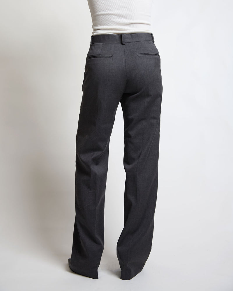 Stevie Slim Trouser in Charcoal