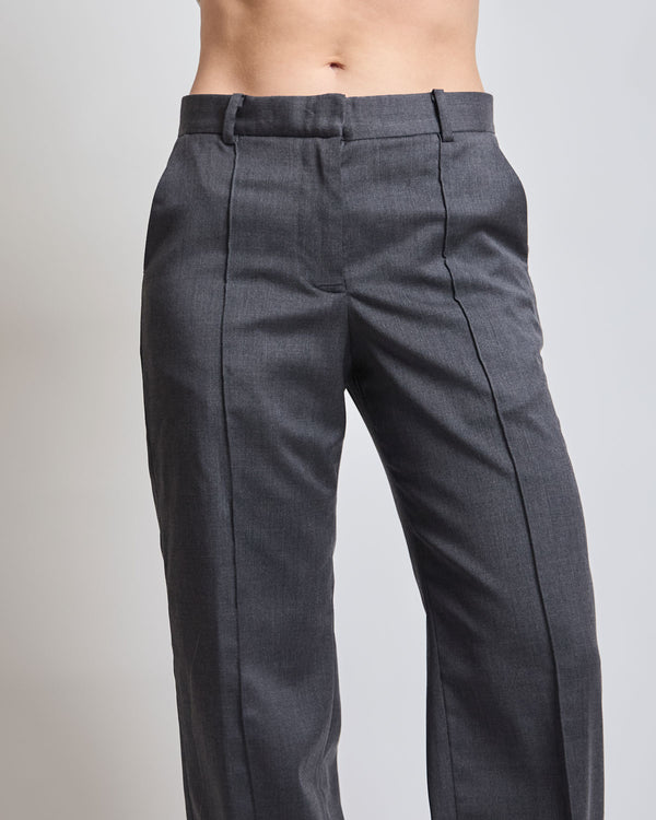 Stevie Slim Trouser in Charcoal