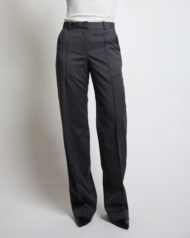 Stevie Slim Trouser in Charcoal