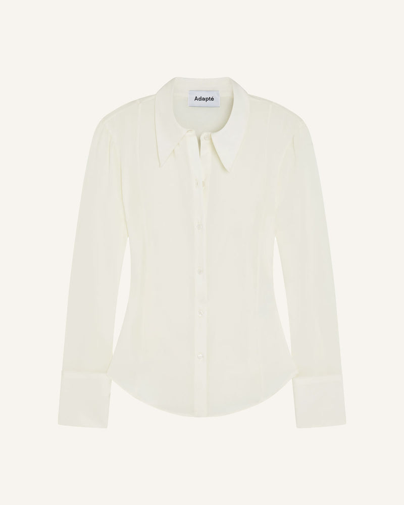 Evie Blouse in Ivory