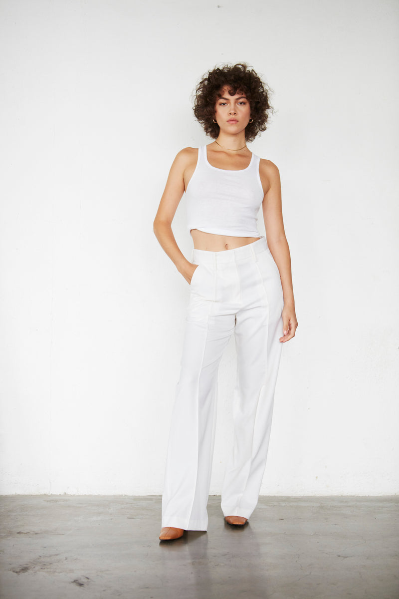 Stevie Trouser in Ivory