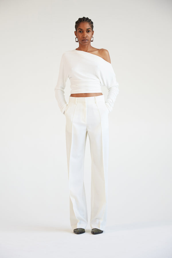 Stevie Trouser in Ivory