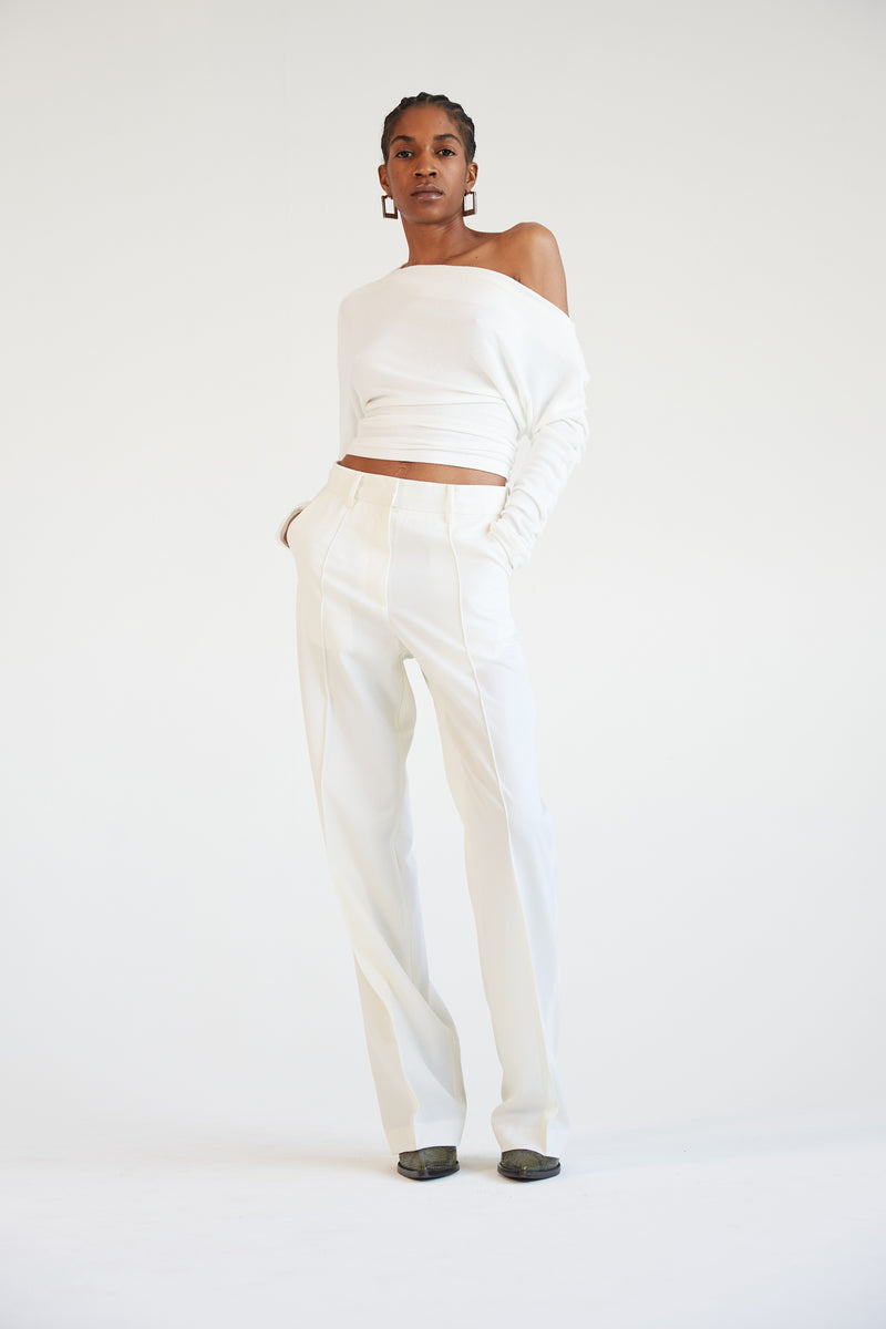 Stevie Trouser in Ivory